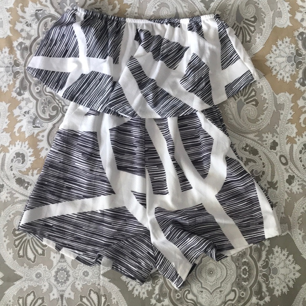 Strapless Romper